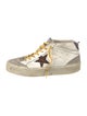 Golden Goose Leather Colorblock Pattern Sneakers