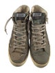 Golden Goose Canvas Printed Sneakers