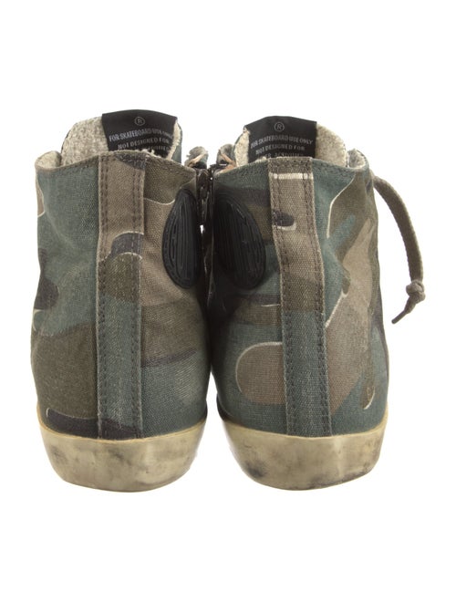 Golden Goose Canvas Printed Sneakers