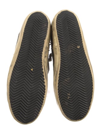 Golden Goose Canvas Printed Sneakers