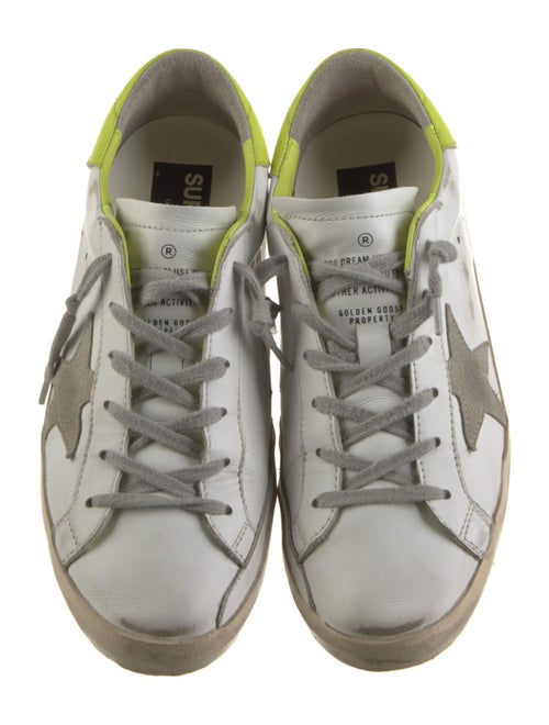 Golden Goose Leather Distressed Accents Sneakers