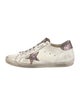 Golden Goose Leather Printed Sneakers