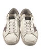 Golden Goose Leather Printed Sneakers