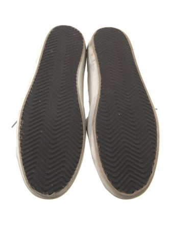 Golden Goose Leather Printed Sneakers