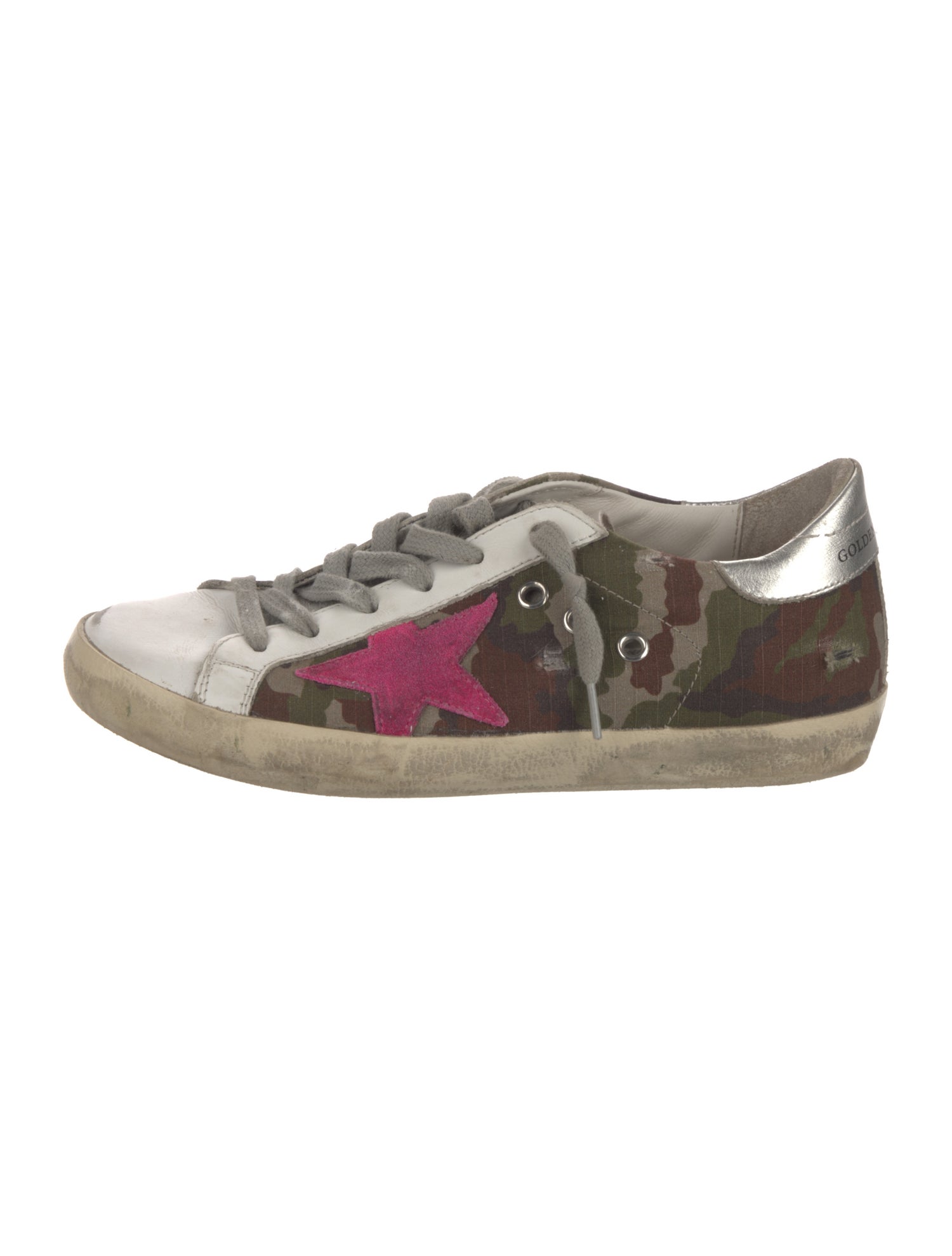 Golden Goose Nylon Printed Sneakers