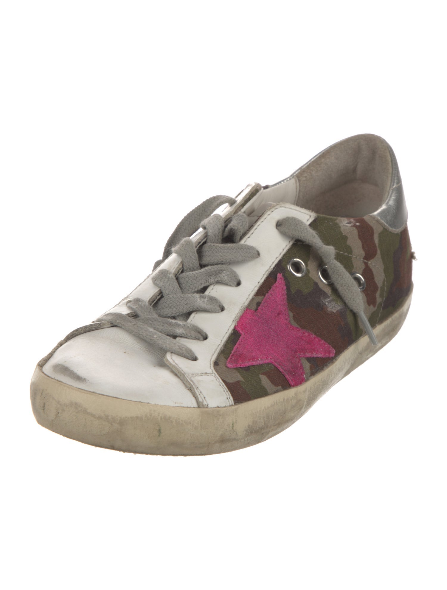 Golden Goose Nylon Printed Sneakers