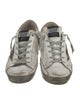 Golden Goose Leather Printed Sneakers