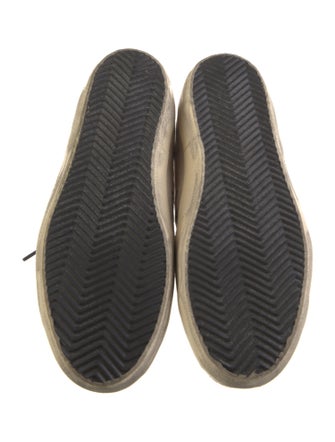 Golden Goose Canvas Distressed Accents Sneakers