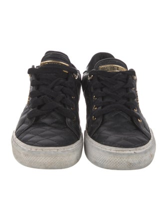 Guess Leather Distressed Accents Sneakers