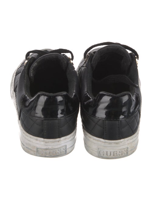 Guess Leather Distressed Accents Sneakers