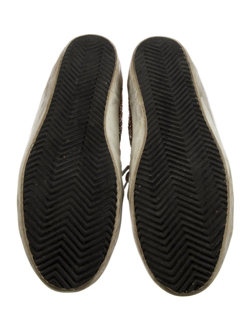 Golden Goose Glitter Printed Sneakers