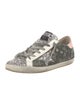 Golden Goose Printed Glitter Accents Sneakers