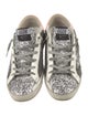 Golden Goose Printed Glitter Accents Sneakers