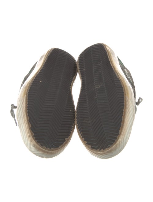 Golden Goose Printed Glitter Accents Sneakers