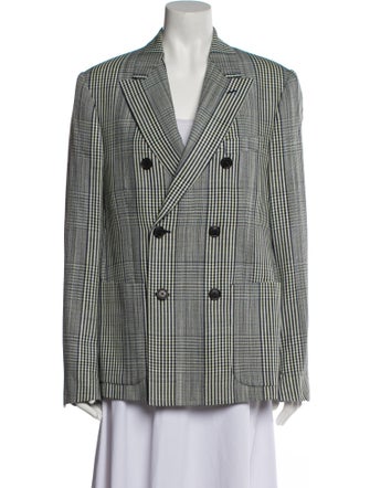 Golden Goose Plaid Print Blazer