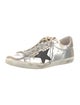 Golden Goose Leather Printed Sneakers
