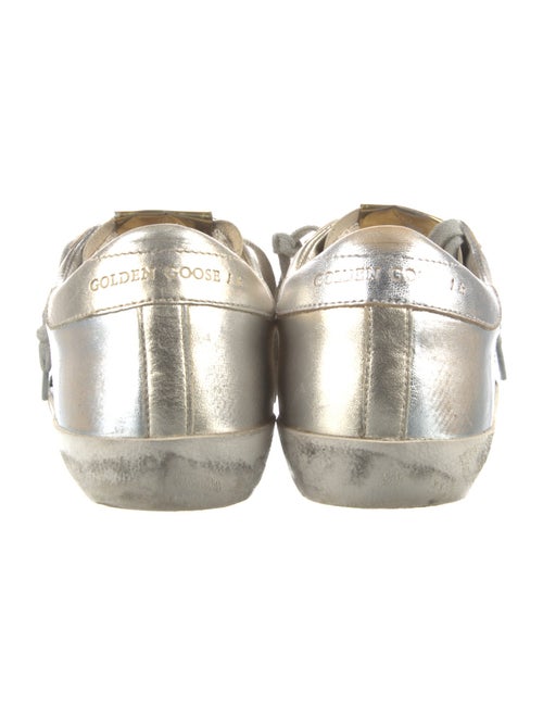 Golden Goose Leather Printed Sneakers