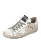 Golden Goose Leather Printed Sneakers