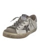 Golden Goose Leather Distressed Accents Sneakers