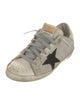 Golden Goose Leather Printed Sneakers