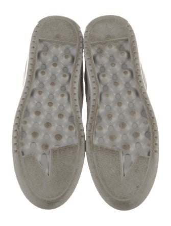 Golden Goose Leather Colorblock Pattern Sneakers