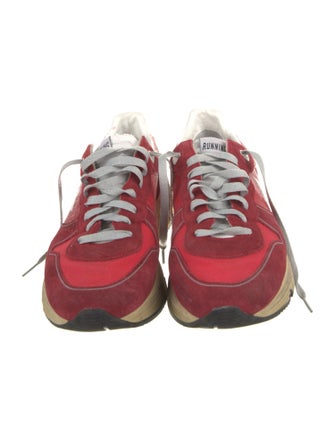 Golden Goose Suede Printed Athletic Sneakers