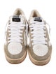 Golden Goose Leather Colorblock Pattern Sneakers