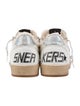 Golden Goose Leather Colorblock Pattern Sneakers