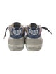 Golden Goose Printed Glitter Accents Sneakers