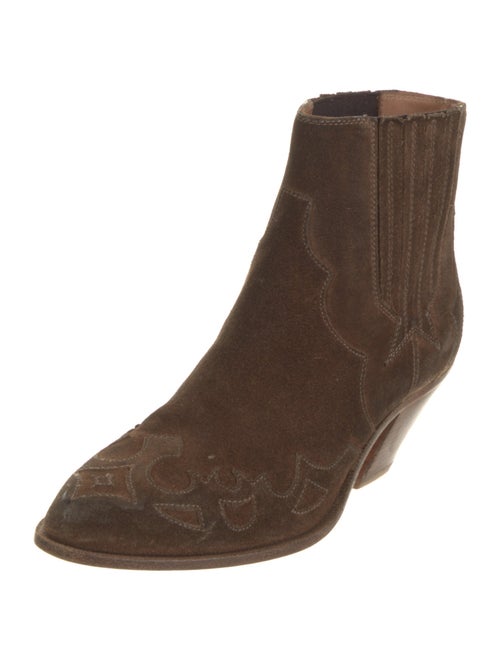 Golden Goose Suede Distressed Accents Chelsea Boots