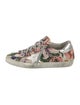 Golden Goose Canvas Printed Sneakers