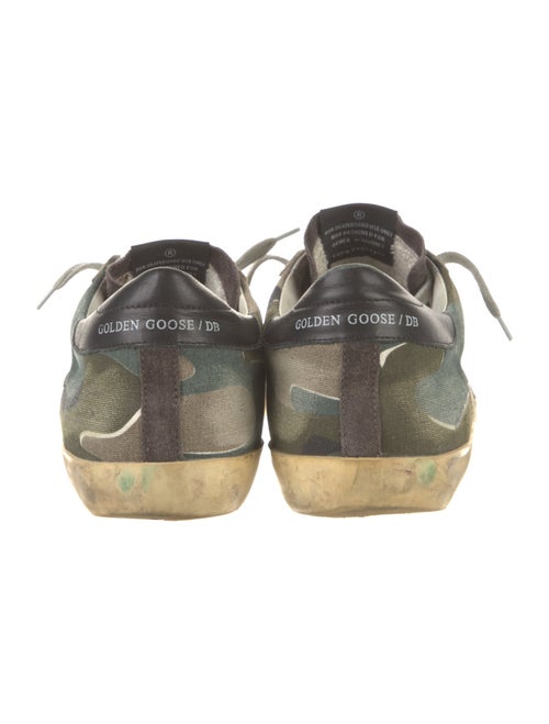 Golden Goose Canvas Printed Sneakers