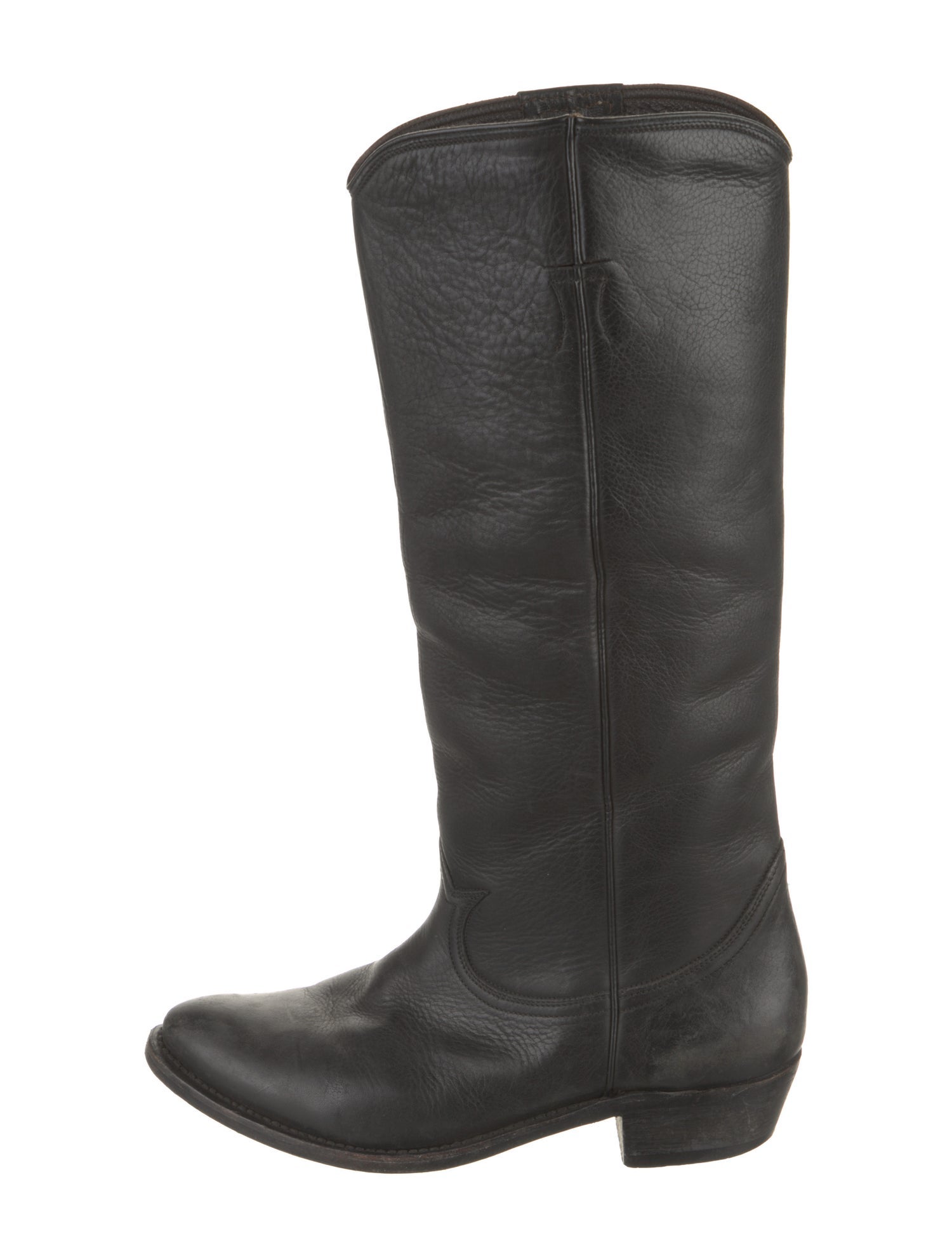 Golden Goose Leather Riding Boots