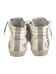 Golden Goose Leather Colorblock Pattern Sneakers