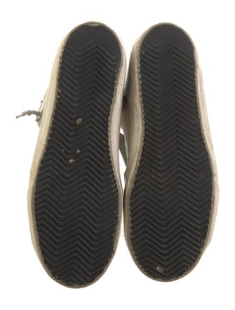 Golden Goose Leather Colorblock Pattern Sneakers