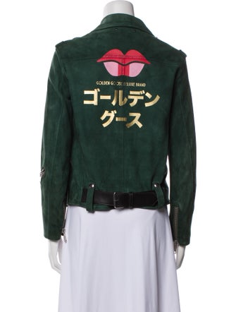 Golden Goose Leather Biker Jacket