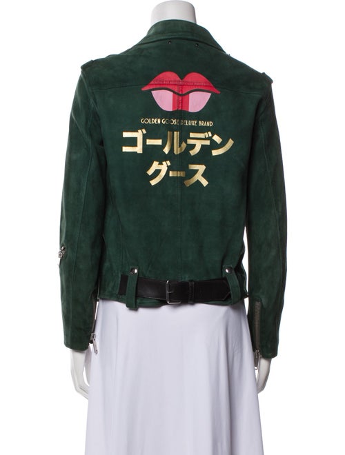Golden Goose Leather Biker Jacket
