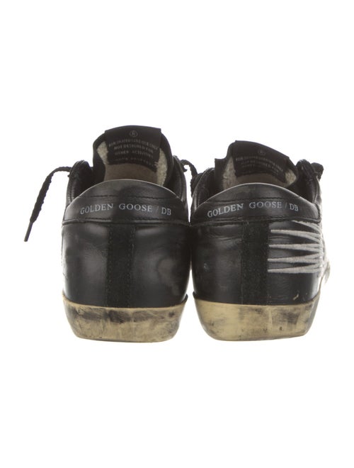 Golden Goose Leather Distressed Accents Sneakers