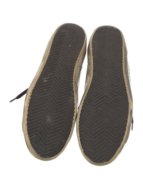 Golden Goose Leather Distressed Accents Sneakers
