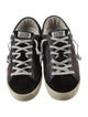 Golden Goose Leather Printed Sneakers