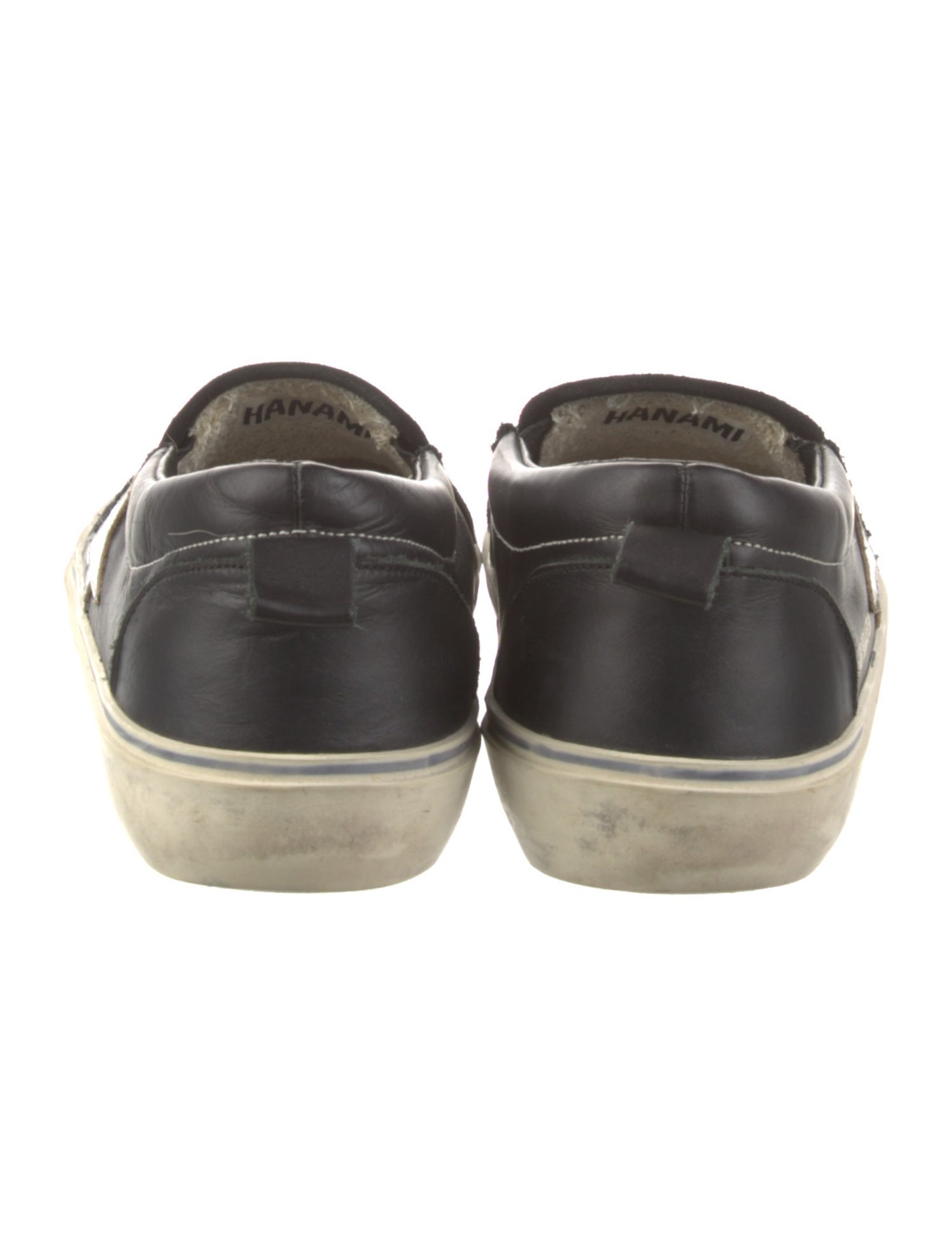 Golden Goose Leather Distressed Accents Sneakers