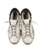 Golden Goose Leather Printed Sneakers