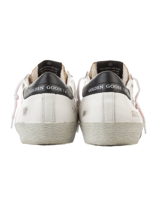 Golden Goose Leather Printed Sneakers