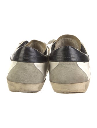 Golden Goose Leather Distressed Accents Sneakers