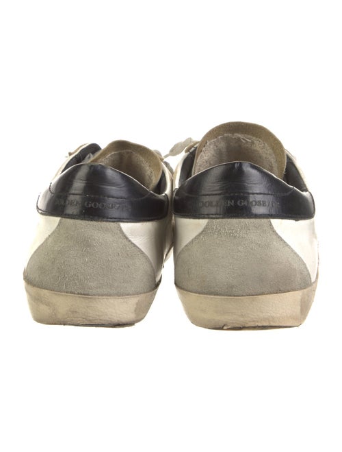 Golden Goose Leather Distressed Accents Sneakers