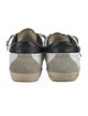 Golden Goose Leather Printed Sneakers