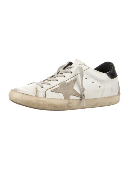 Golden Goose Leather Studded Accents Sneakers