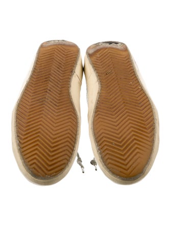 Golden Goose Leather Studded Accents Sneakers
