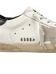 Golden Goose Leather Studded Accents Sneakers
