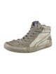 Golden Goose Leather Distressed Accents Sneakers